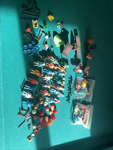 Vintage Playmobile Lot Over 100 Pieces