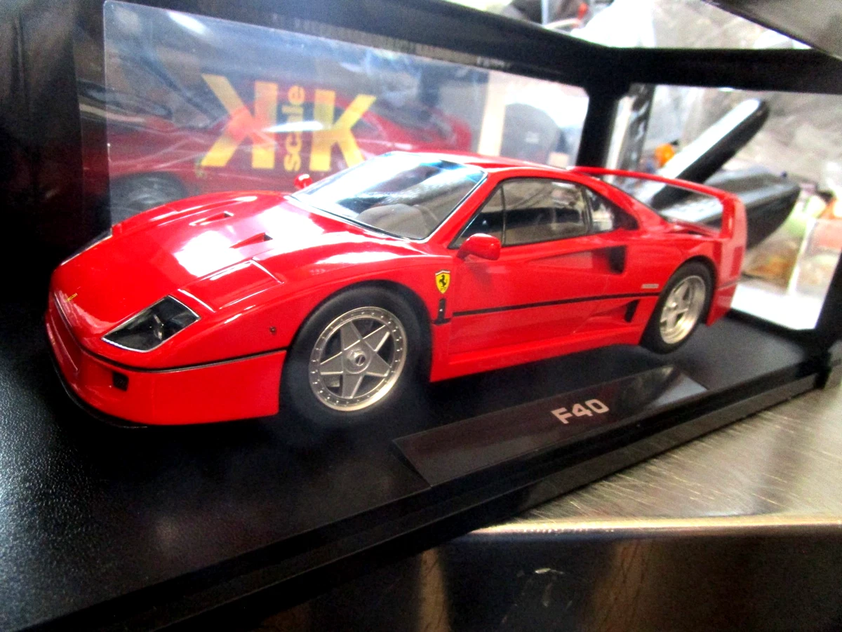 KK-Scale 1:18 Ferrari F40 Année De Construction 1987 Noir / Rouge Des Places Kkdc180693