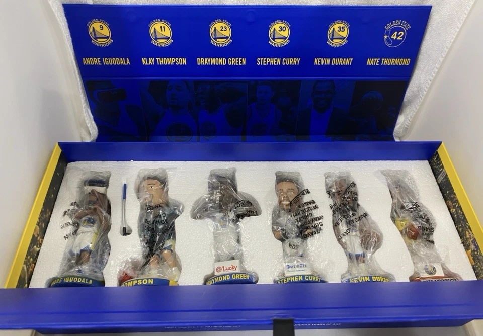 Colección Bobbleheads Golden State Warriors — Ediciones de Campeonato Raras Foto 2 de 4