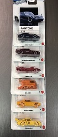 HOT WHEELS 2026 PANTONE SILVER SERIES ( SET OF 6 ) MUSTANG BOSS CAMARO NISSAN
