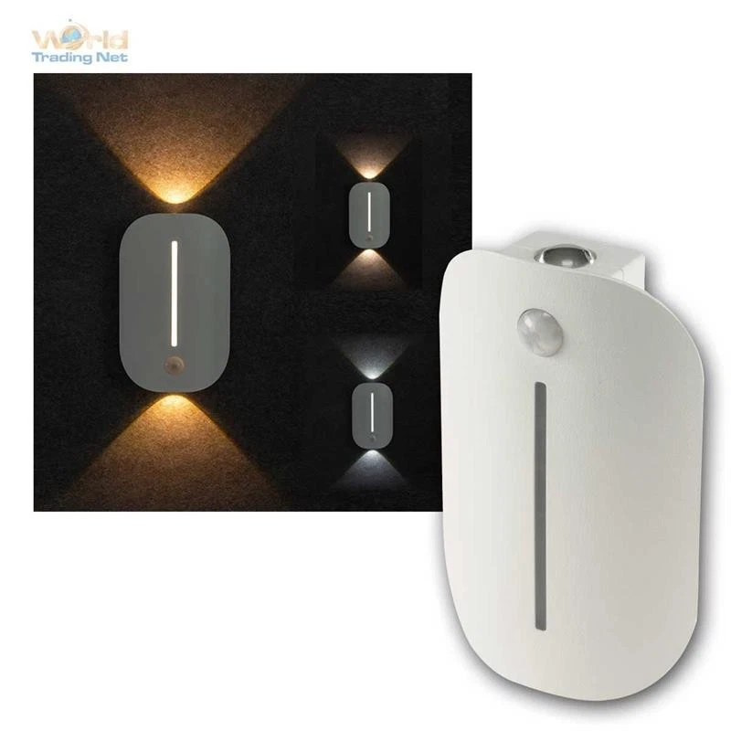 Lámpara de Pared LED Batería con Detector de Movimiento IR, Lámpara de Luz Nocturna de Orientación