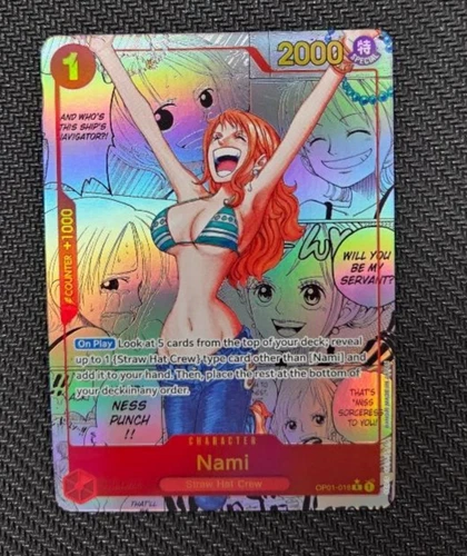 Nami OP01-016 Manga Alt Art The Best One Piece Card English