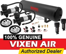 AIR SUSPENSION KIT/SYSTEM FOR TRUCK/CAR BAG/RIDE/LIFT, DUAL COMPRESSOR, 5G TANK