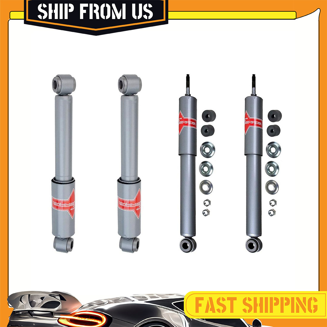 KYB 4X Strut Shock Absorber Front & Rear RH LH For 1986-95 SUZUKI