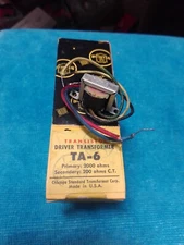 NOS STANCOR  TA-6 DRIVER TRANSFORMER - 2000 Ω PRI. to 200 Ω SEC. - CENTER TAPPED