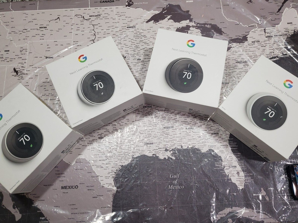 Google Nest 3rd Generation Learning Thermostat:T3007ES