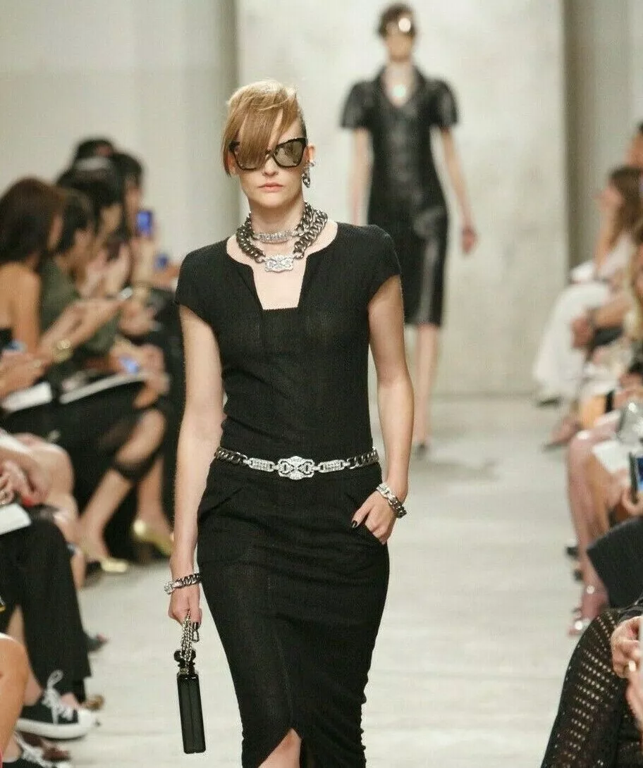 black chanel gown