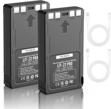 2-Pack New LIT-22 Battery For SPYPOINT LIT-22 Pro Hunting Cellular Trail Camera