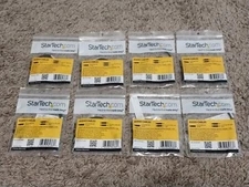 Qty 8 Startech MUYHSMM Headset Adapter W/ Microphone and Headphone Splitter (A2)