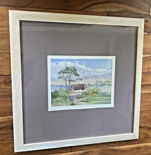 Mark Farina Original Plein Air Watercolor Painting Monterey Carmel California