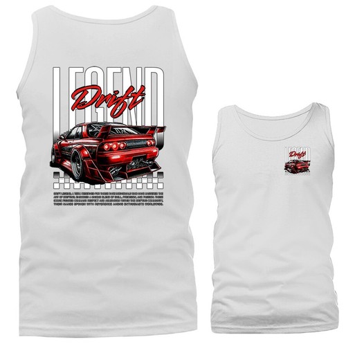 Camiseta sin mangas Legend Drift Urban Streetwear importada afinada personalizada JDM coche deportivo - Imagen 11 de 11