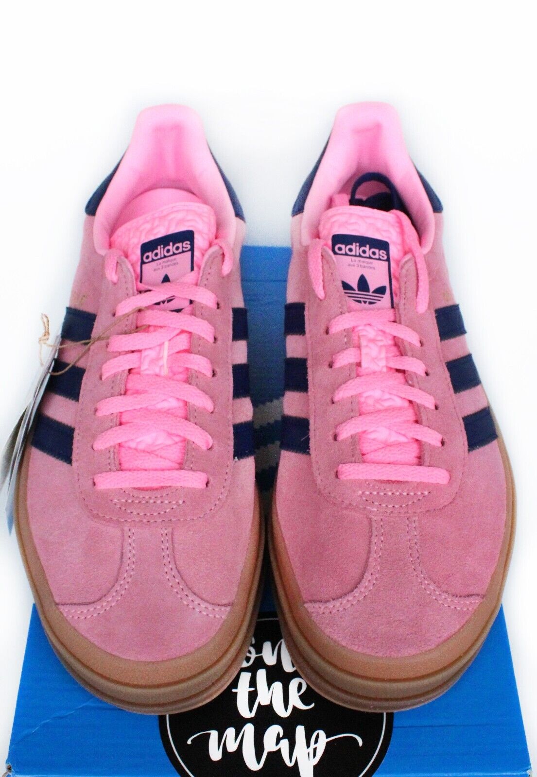 Adidas Originals Gazelle Bold W Pink Glow Gum Platform UK 3 4 5 6 7 8 9 ...