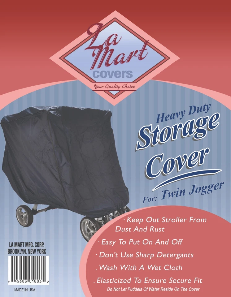 Double Stroller Storage Cover, PERFECT FOR INDOOR AND OUTDOOR STORAGE USE. - Image 2 of 2