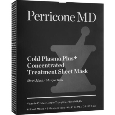 Perricone MD 6x MASCHERA Cold Plasma Plus+ Konzentrierte Behandlungsfolie Maske 