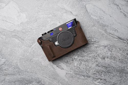 Genuine Real Leather Half Camera Case Bag Cover for Leica M10 M10P Handle - Picture 25 of 27