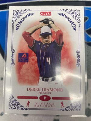 2022 Onyx Vintage Baseball Base #OV-DI Derek Diamond - Prospect
