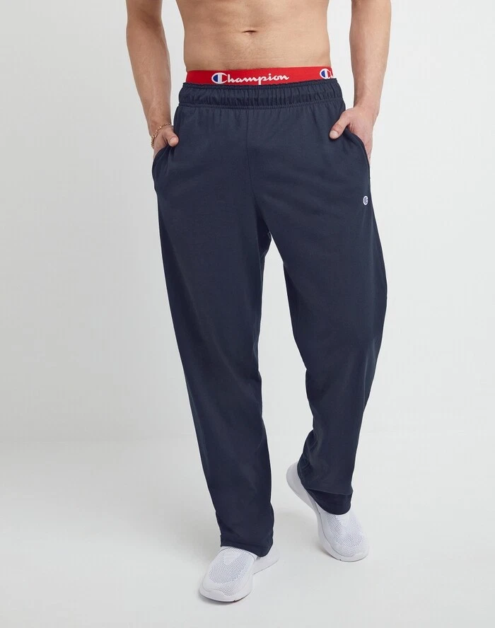 Champion open hem sweatpants new arrivals