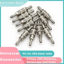 10X Metal NIBP Blood Pressure Cuff  Air Hose Connector Male+Female set Bayonet