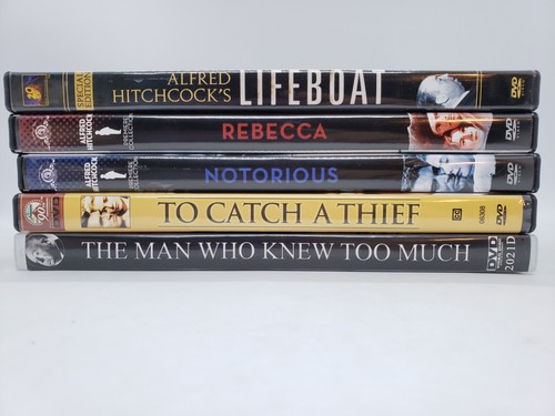 Hitchcock DVD 5 Pack: 5 Classic Thrillers Together! Very Good Condition! - Picture 3 of 3