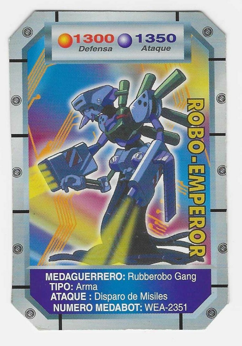 Z.Z BooTleG Hedola ブートレグ へドラ シークレット 2002 Card MEDABOTS ROLL #31 ROBO-EMPERADOR Very Rare TCG Hercules