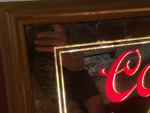 Vintage 1980 COORS Rocky Mountain Springs Lighted Mirror Beer Sign Wall 25 X 20 - Picture 2 of 24