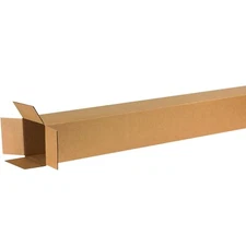 (200) Tall Corrugated Boxes, 6" x 6" x 72", Kraft, U-LINE S-4689