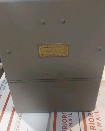 ARMY Signal Corps Frequency Meter 125 To 20.000 KILOCYCLES BC-221-Q ESTATE PM - Zdjęcie 5 z 24