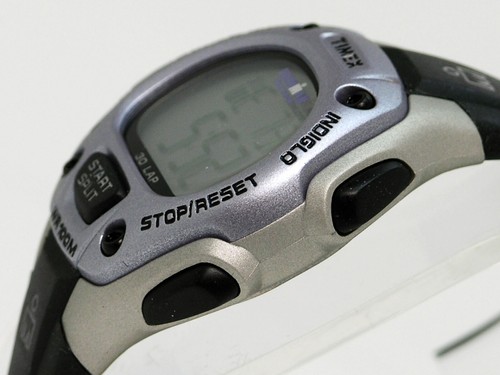 NEW TIMEX T5E971 IRONMAN TRIATHLON CHRONOGRAPH LCD DIGITAL WATCH INDIGLO 30 LAP - Picture 7 of 12