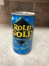 Unopened Rold Gold Tiny Twists Vending Test Soda Can Pretzels New Aluminum