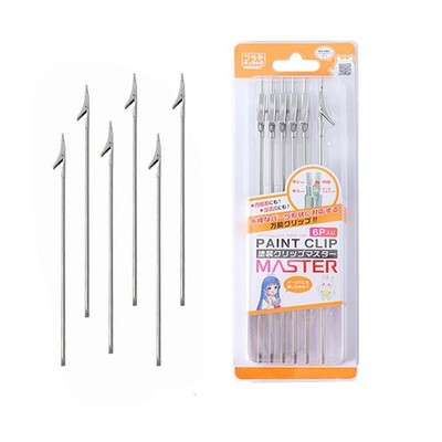 6PCS Stainless Steel Model Paint Clip with NonSlip Design, Magnetic Accessori...