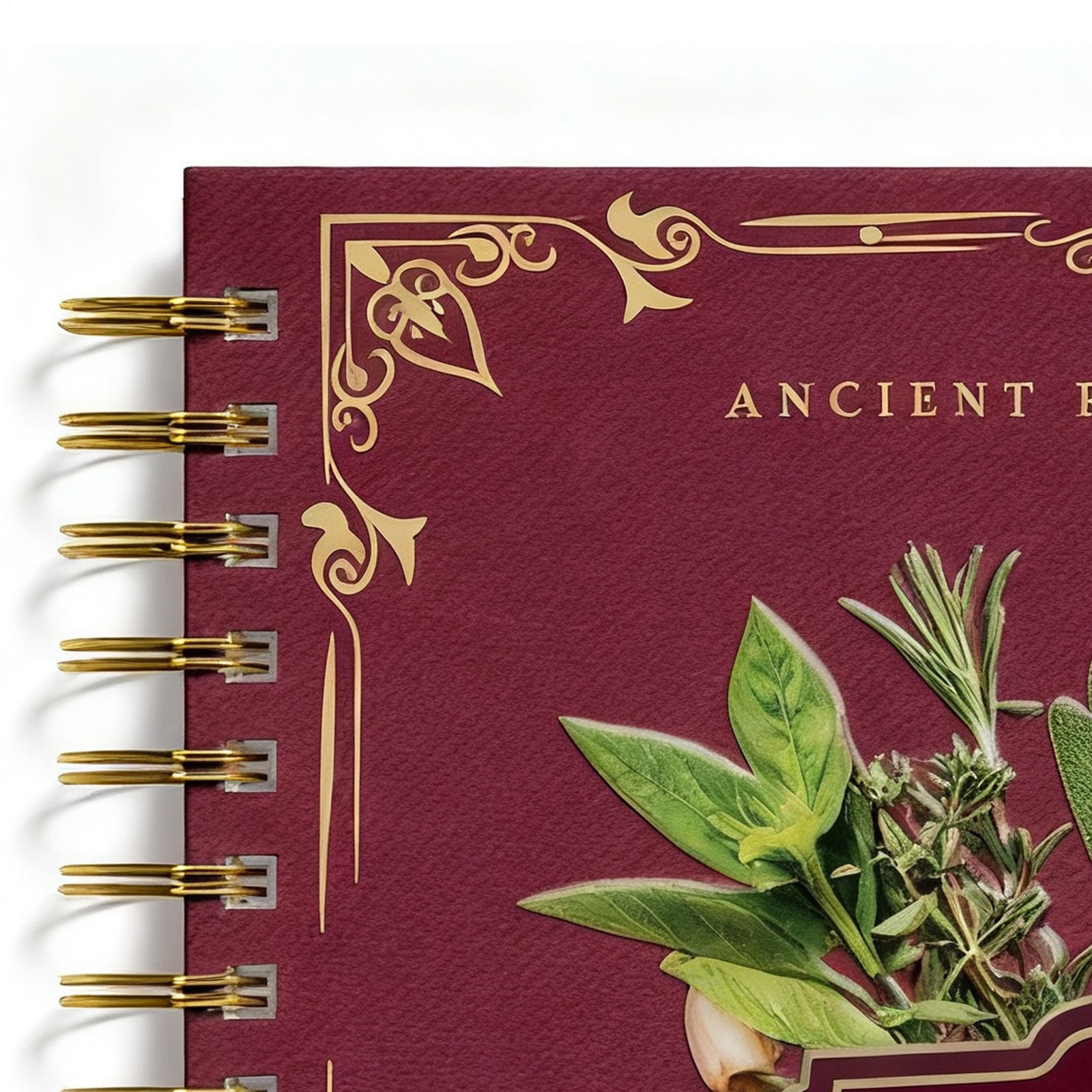 The Natural Healing Handbook, Spiral-Bound Guide for Herbal Remedies and Natural