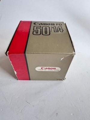 #LK001-Canon Empty Box for 1,4/50mm  Objektive Leerer Karton