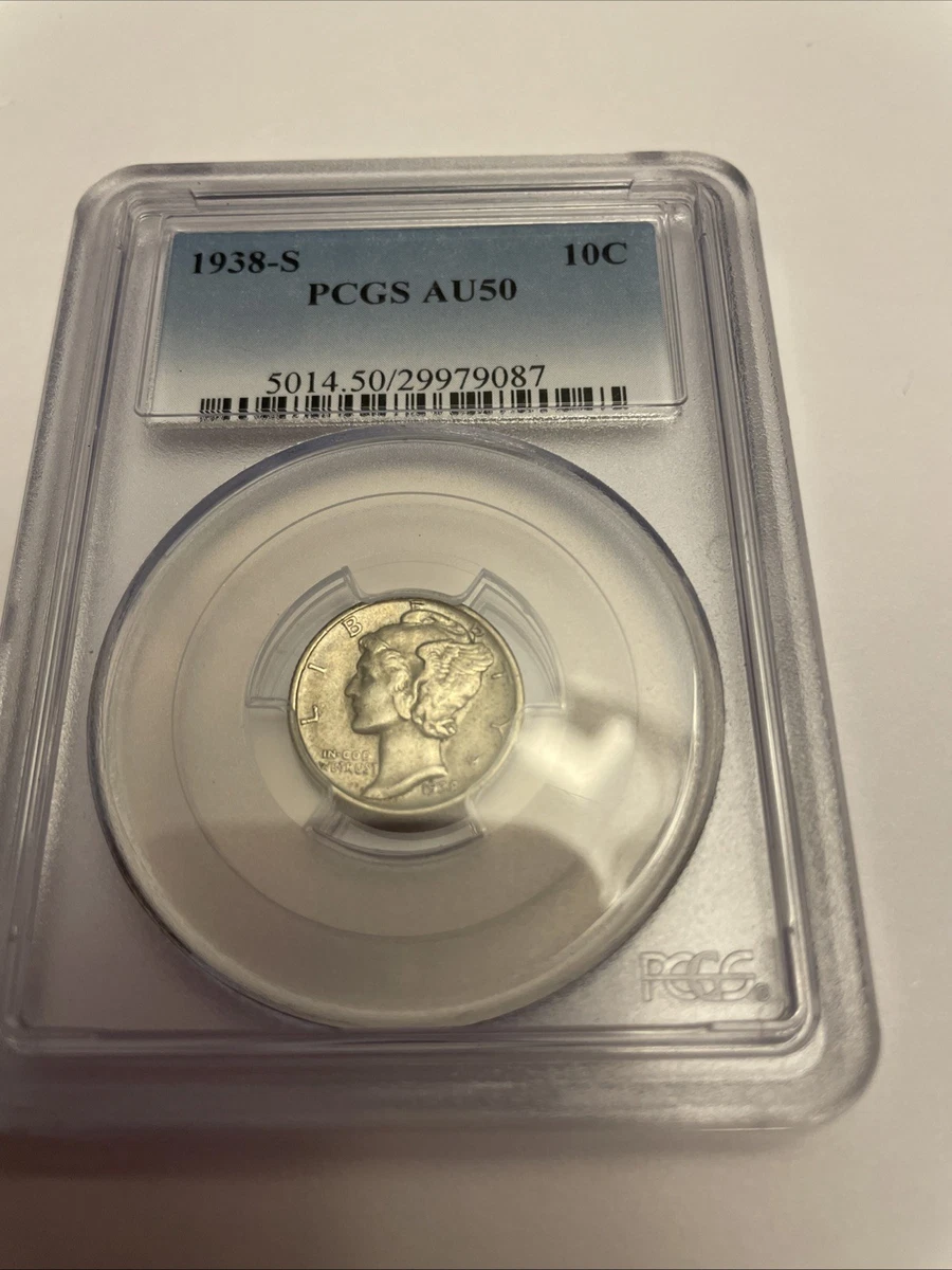 AU 50 Graded Mercury Dimes (1916-1945) for sale | eBay