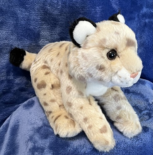 Peluche Animal Alley Spotted Linx Wild Cat 12" Laying Toys R Us - Imagen 4 de 7