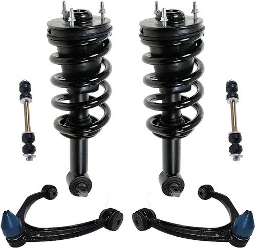 6PC Front Struts + Control Arms + Sway Bar Link For Nissan Rogue 2012