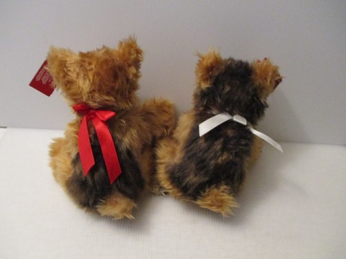 Victoria’s Secret 2003 Max & Lucy Yorkie Dogs Plush Set w Tags & Frame Collars - Picture 4 of 4
