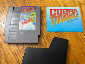 Sello ovalado Cobra Triangle completo en caja juego nintendo nes f&aacute;brica nr-COMO NUEVO