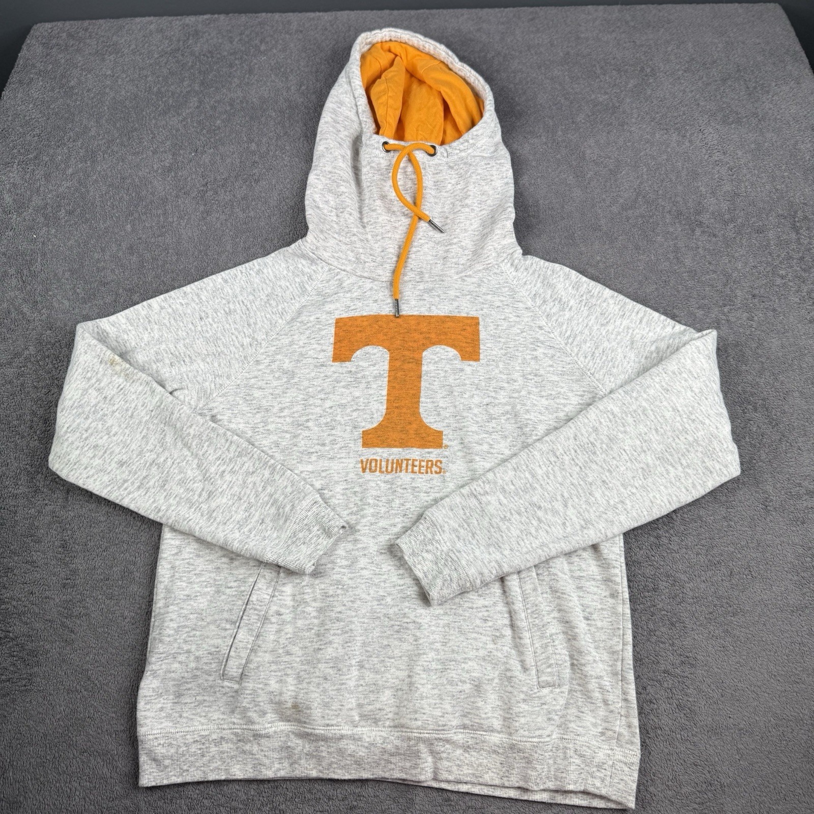 Tennessee Volunteers Hooded Sweatshirt Sz M Gray UTK Vols Womens Hoodie Med Gray