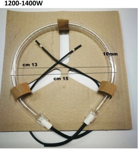 1200/1400W  6'' Halogen Ofen Herd Heizelement Birnen Ersatz Cookshop