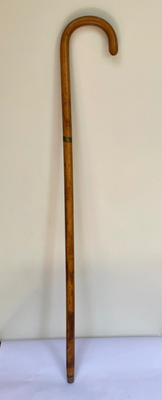 #ad “Vtg 1937 Canadian Legion Kalamazoo Wooden Walking Cane Original Label Antiquequot; $169.99