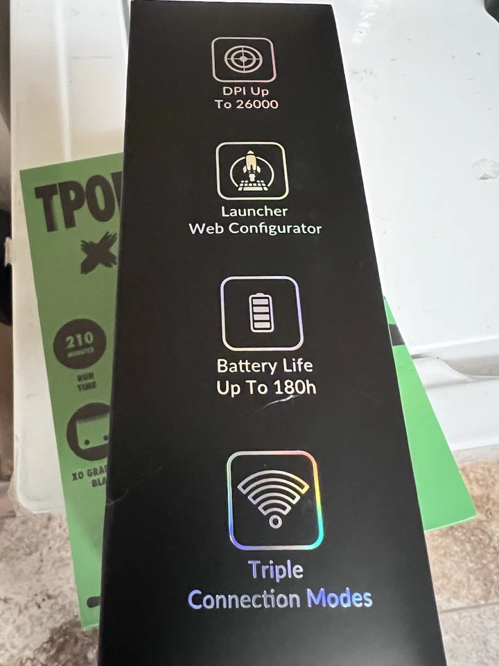 Keychron M6 Wired & Wireless Laser Mouse Gaming Tri-Mode 2.4 GHz USB Bluetooth - Image 3 of 4