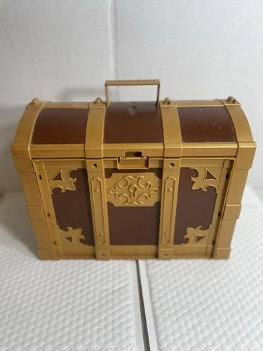 VTG Playmobil Treasure Chest Pirate Play Set Incomplete 5737 Carry Carrying Case