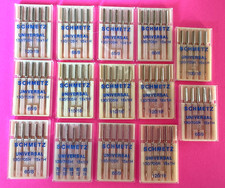 70 SCHMETZ Sewing Machine Needles Universal - 14 Packs- Mixed Sizes