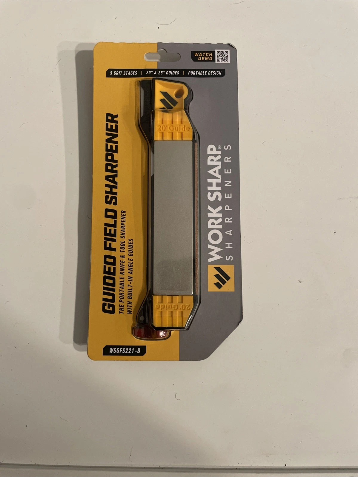WORK SHARP Work Sharp Guided Field Sharpener, Compact Hunting Knife Sharpener