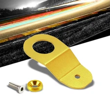 Gold Aluminum Radiator Stay Mount Bracket+Fender Washer For Honda 96-00 Civic