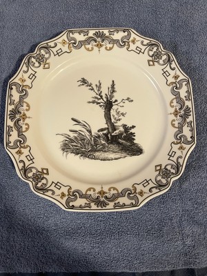 Reproduction Mottahedeh Plate (9 1/2 X 9 1/2) 
