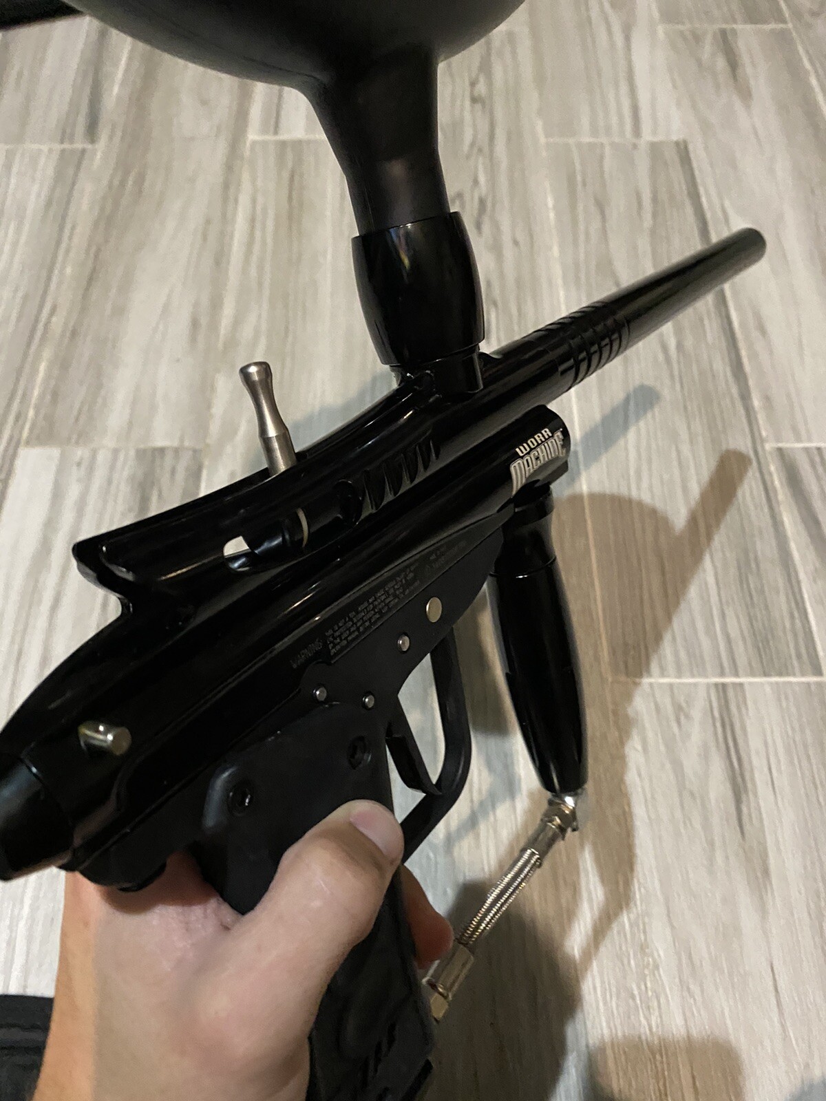 WPG Worr Machine Paintball Gun With Accessories eBay