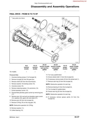 Massey Ferguson 3690 Tractor Service Manuals | CD OR USB - Picture 5 of 8
