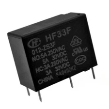 10PCS  Relay 12V 5A 5PINS  HF33F-012-ZS3F JZC33F-012-ZS3F