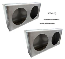 Dual Tail Light Box Housing SET of (2) for Truck or Trailer